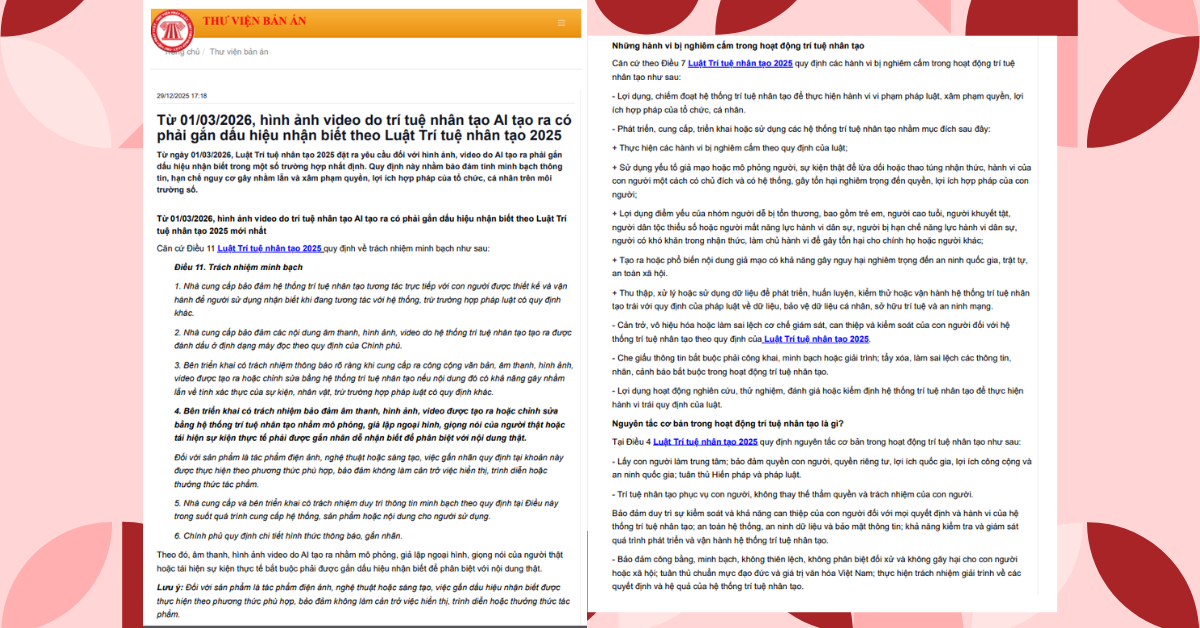 Thông tin Luật AI 2025