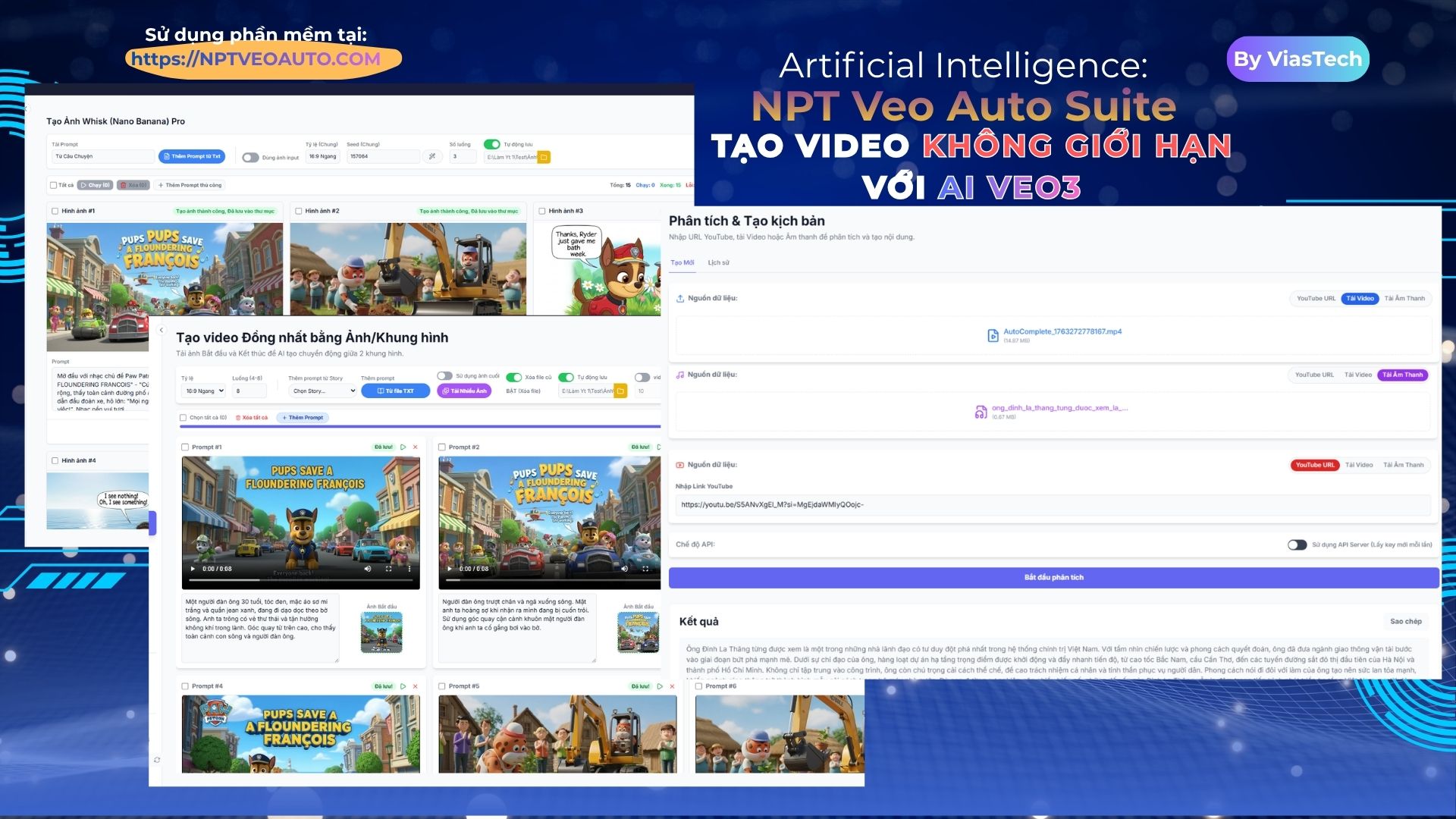 Giao diện Veo Suite